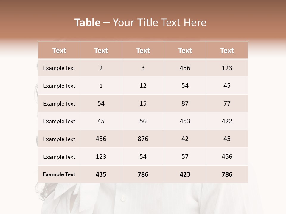 Executive Confidence Looking At Camera PowerPoint Template
