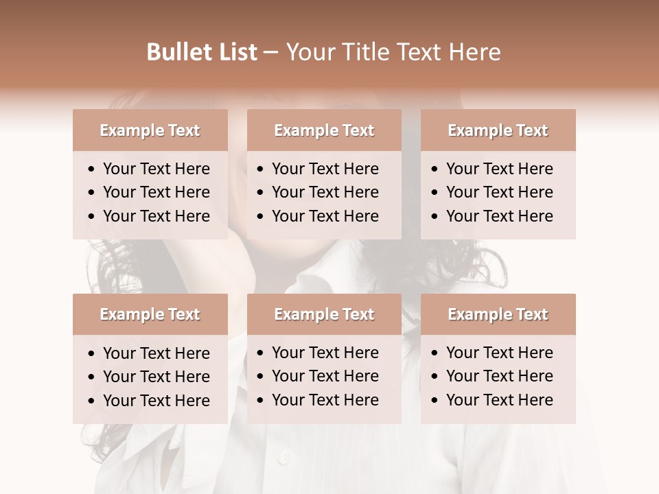 Executive Confidence Looking At Camera PowerPoint Template