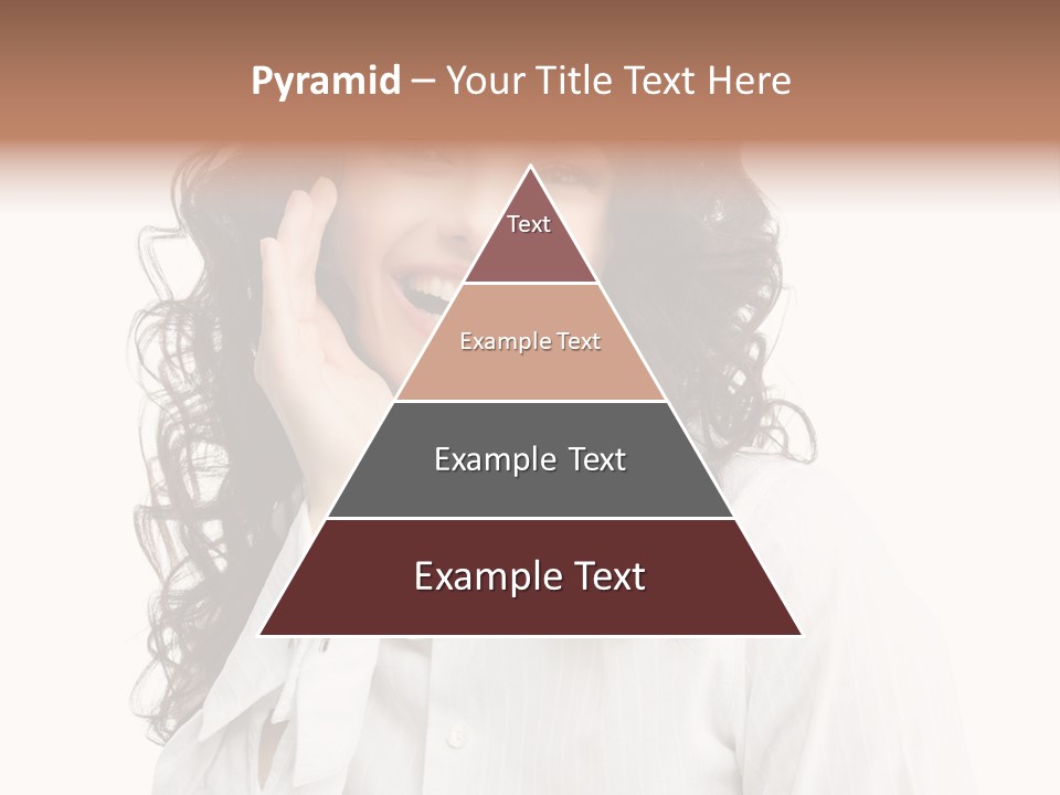 Executive Confidence Looking At Camera PowerPoint Template