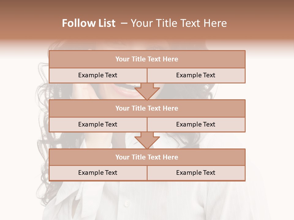 Executive Confidence Looking At Camera PowerPoint Template
