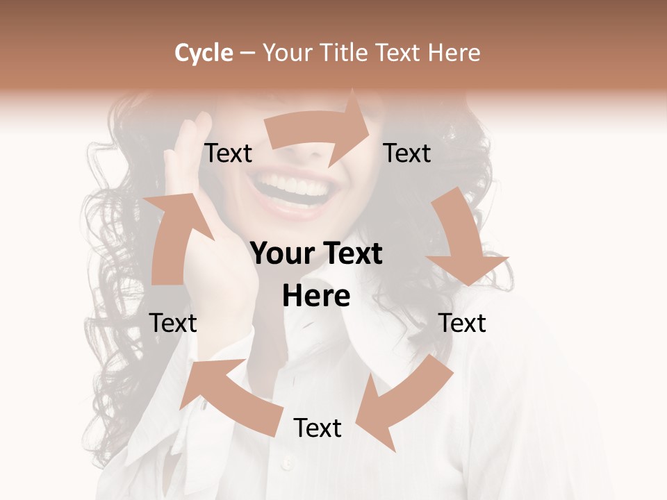 Executive Confidence Looking At Camera PowerPoint Template