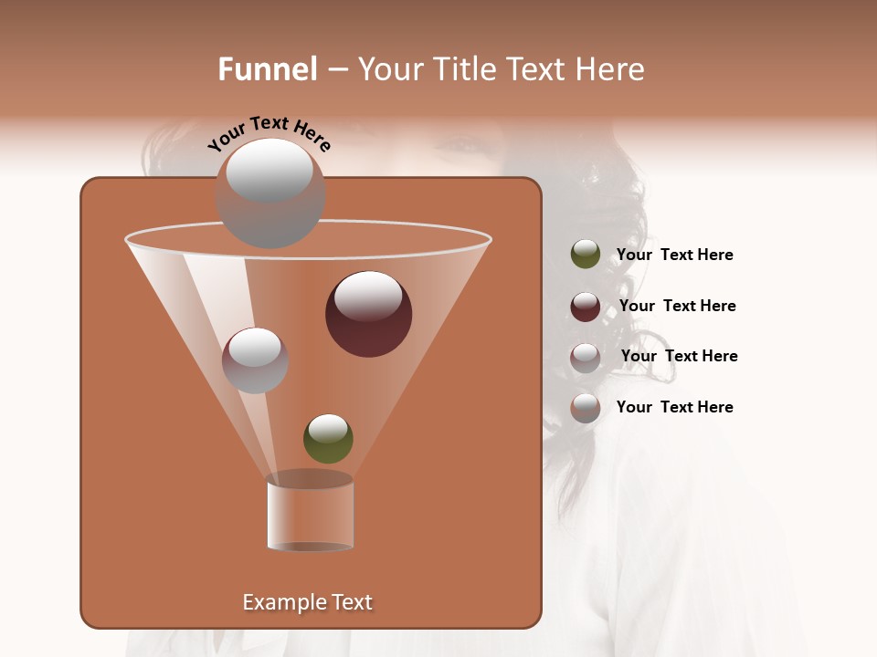 Executive Confidence Looking At Camera PowerPoint Template