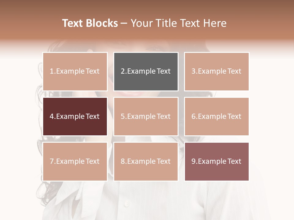Executive Confidence Looking At Camera PowerPoint Template