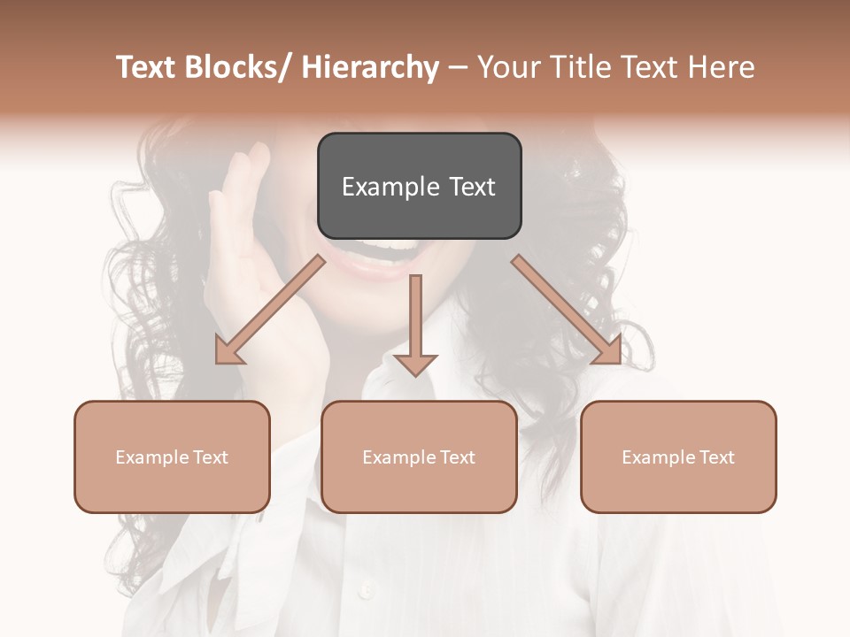 Executive Confidence Looking At Camera PowerPoint Template