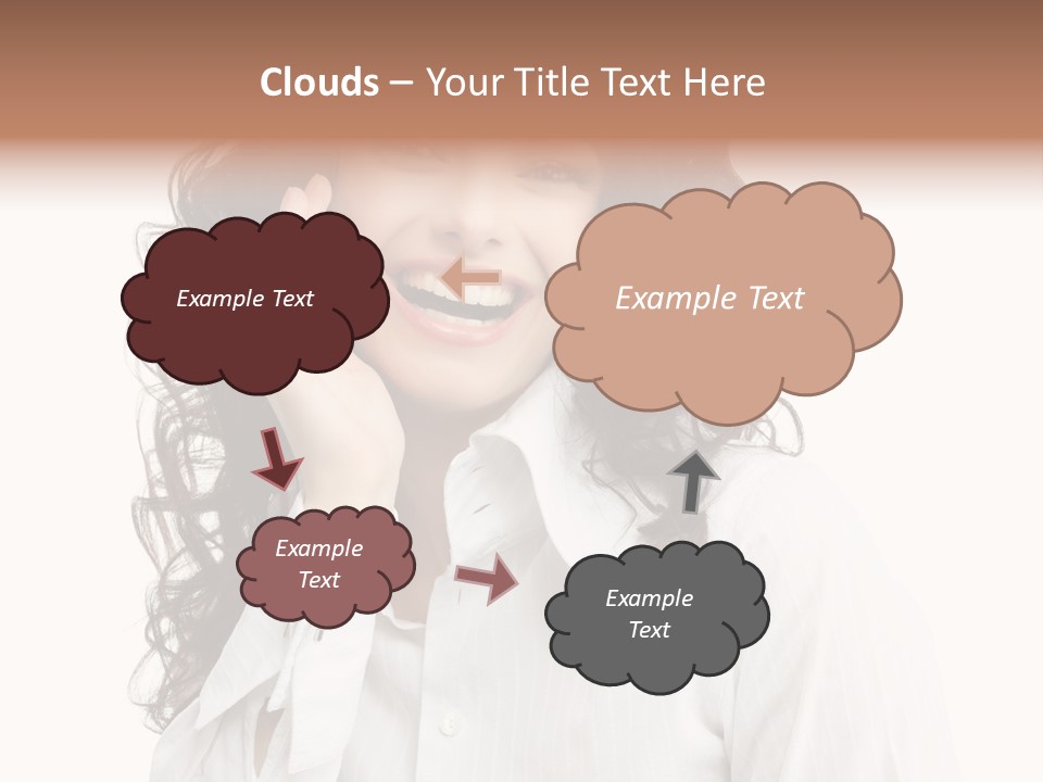 Executive Confidence Looking At Camera PowerPoint Template