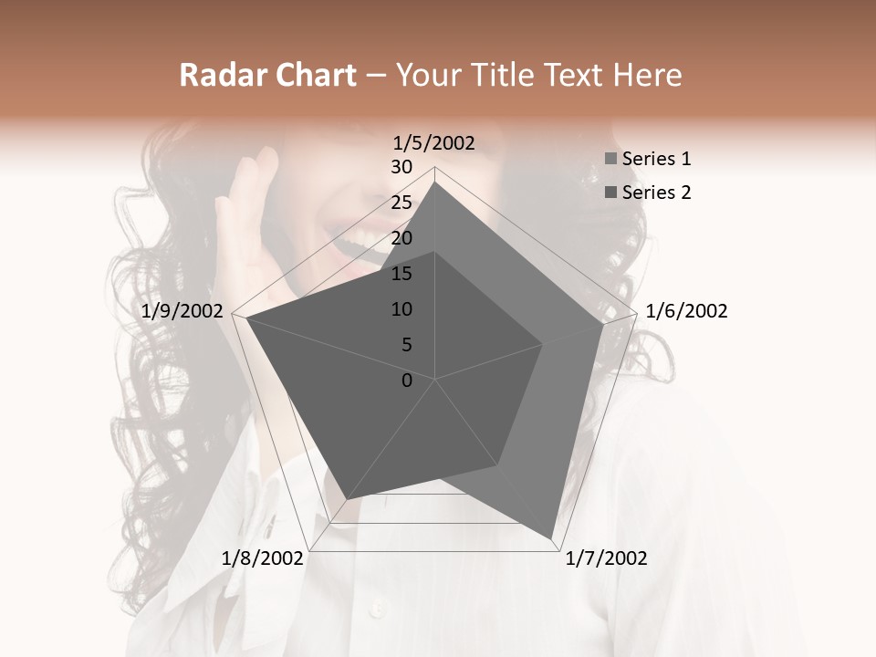 Executive Confidence Looking At Camera PowerPoint Template