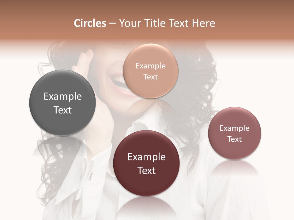 Executive Confidence Looking At Camera PowerPoint Template