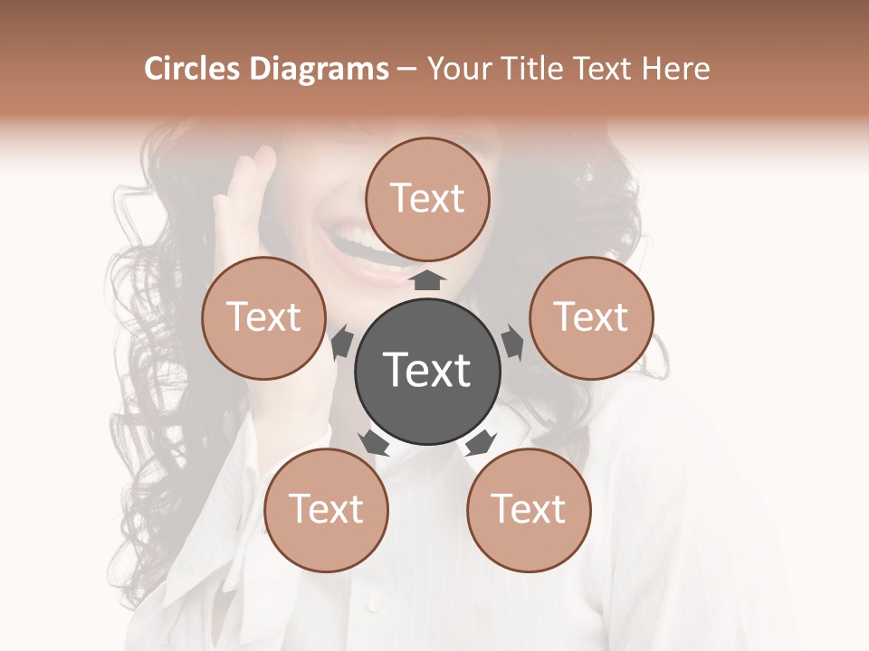 Executive Confidence Looking At Camera PowerPoint Template