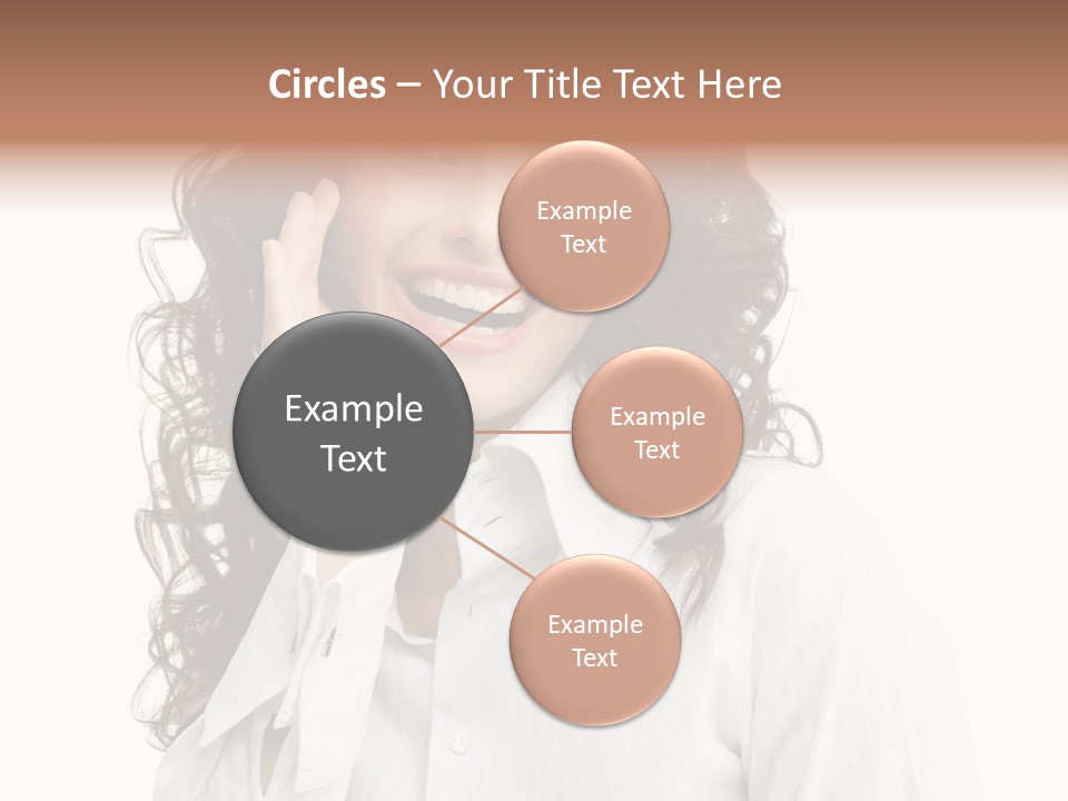 Executive Confidence Looking At Camera PowerPoint Template