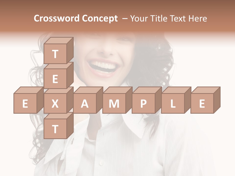 Executive Confidence Looking At Camera PowerPoint Template