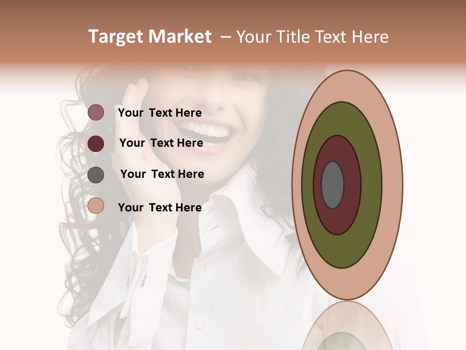 Executive Confidence Looking At Camera PowerPoint Template