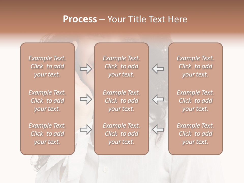 Executive Confidence Looking At Camera PowerPoint Template