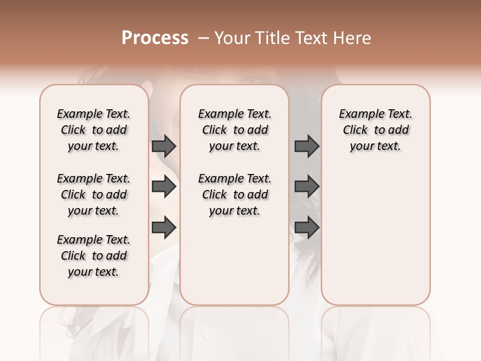 Executive Confidence Looking At Camera PowerPoint Template