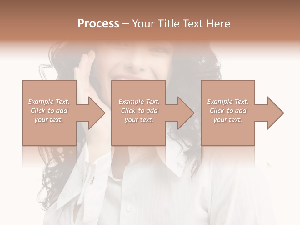 Executive Confidence Looking At Camera PowerPoint Template