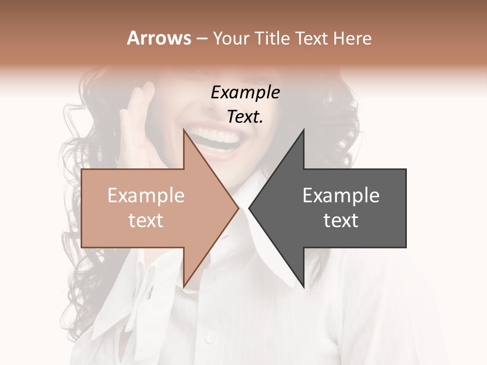 Executive Confidence Looking At Camera PowerPoint Template