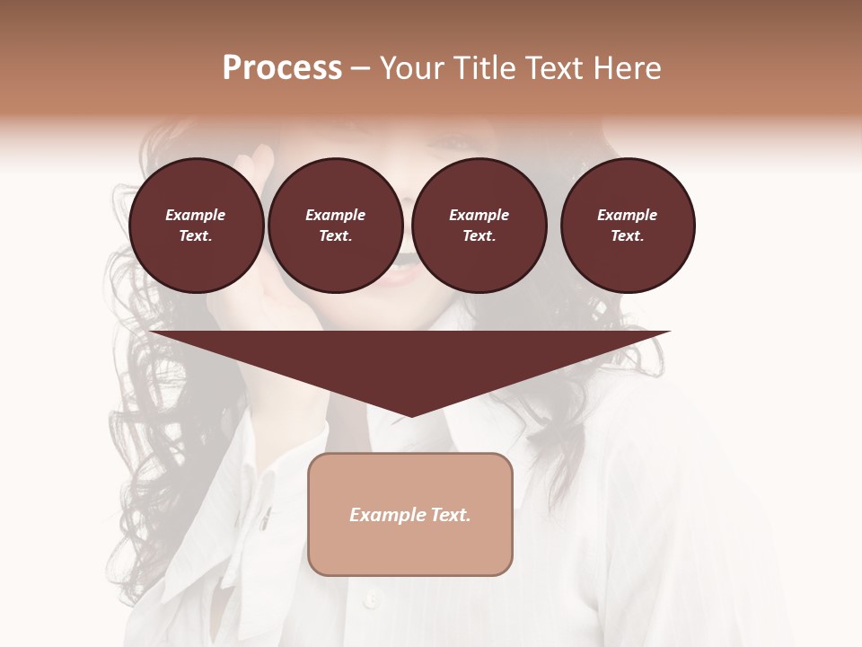 Executive Confidence Looking At Camera PowerPoint Template