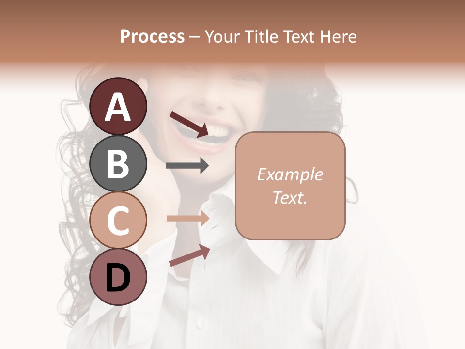 Executive Confidence Looking At Camera PowerPoint Template