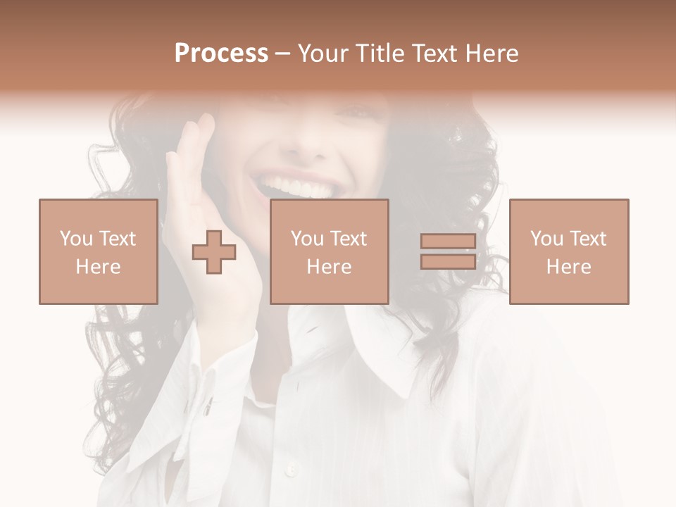 Executive Confidence Looking At Camera PowerPoint Template
