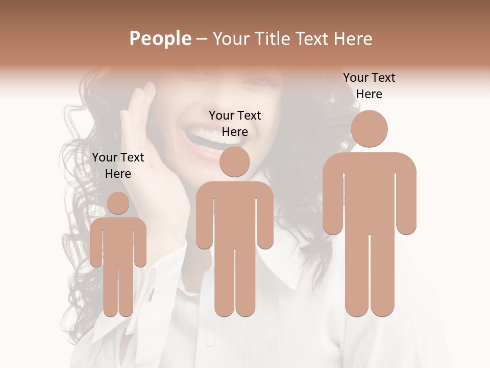 Executive Confidence Looking At Camera PowerPoint Template