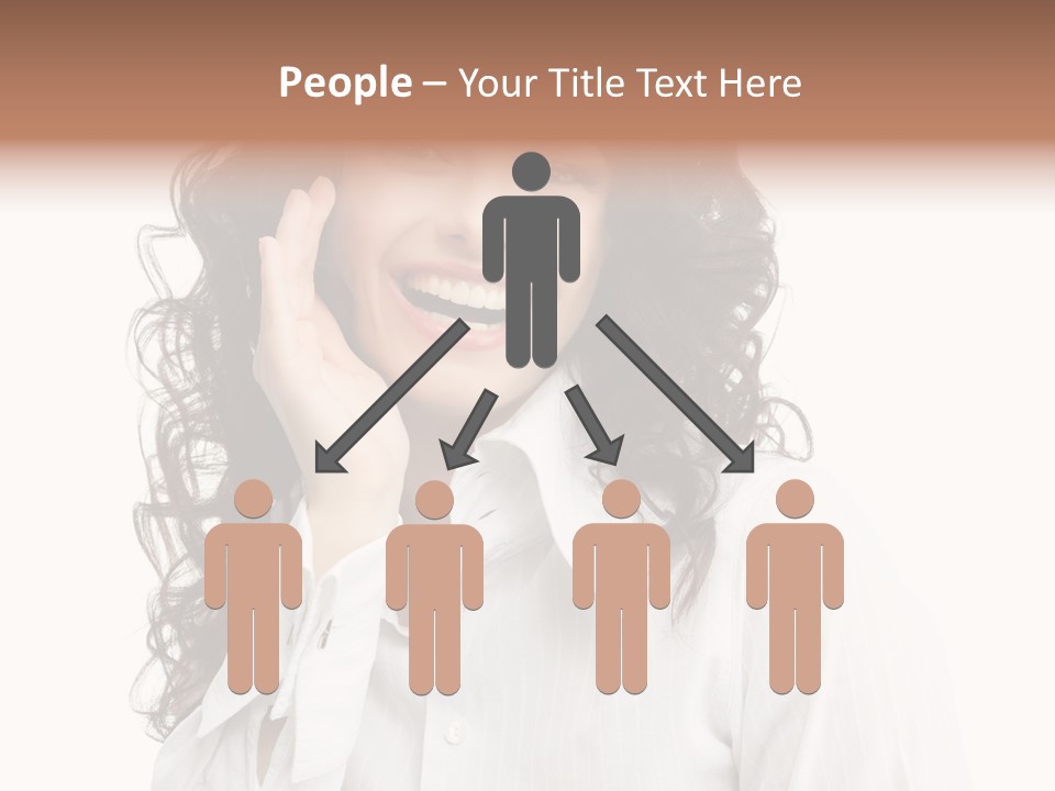 Executive Confidence Looking At Camera PowerPoint Template