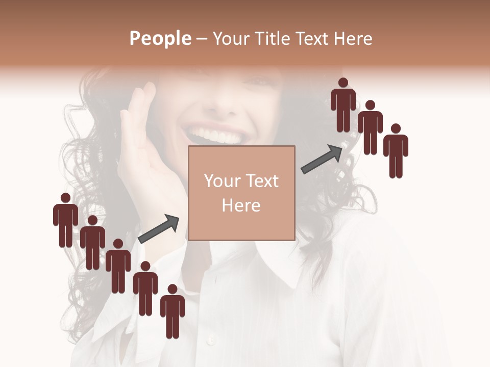 Executive Confidence Looking At Camera PowerPoint Template