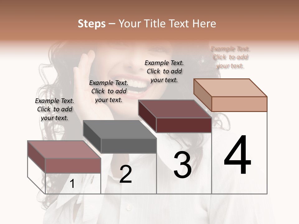Executive Confidence Looking At Camera PowerPoint Template