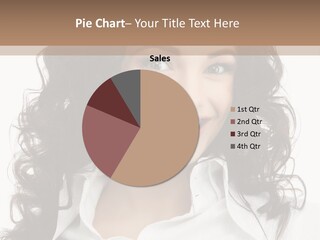 Brunette Care Face PowerPoint Template