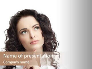 Spa Lady Young PowerPoint Template