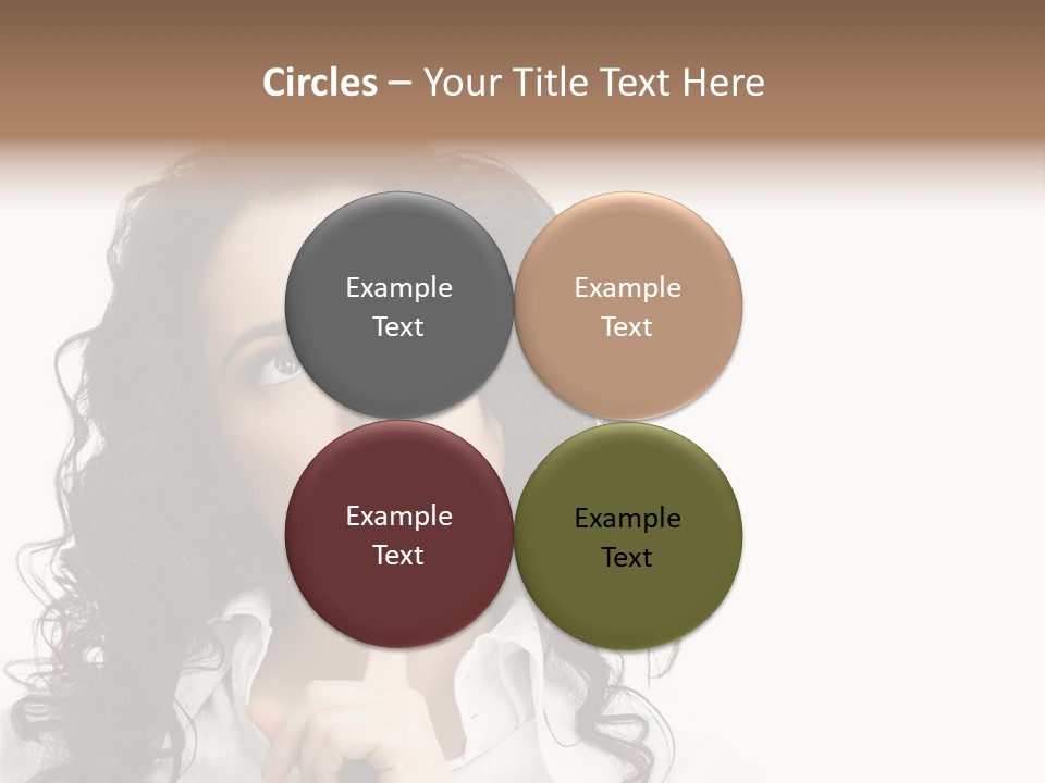 Spa Lady Young PowerPoint Template