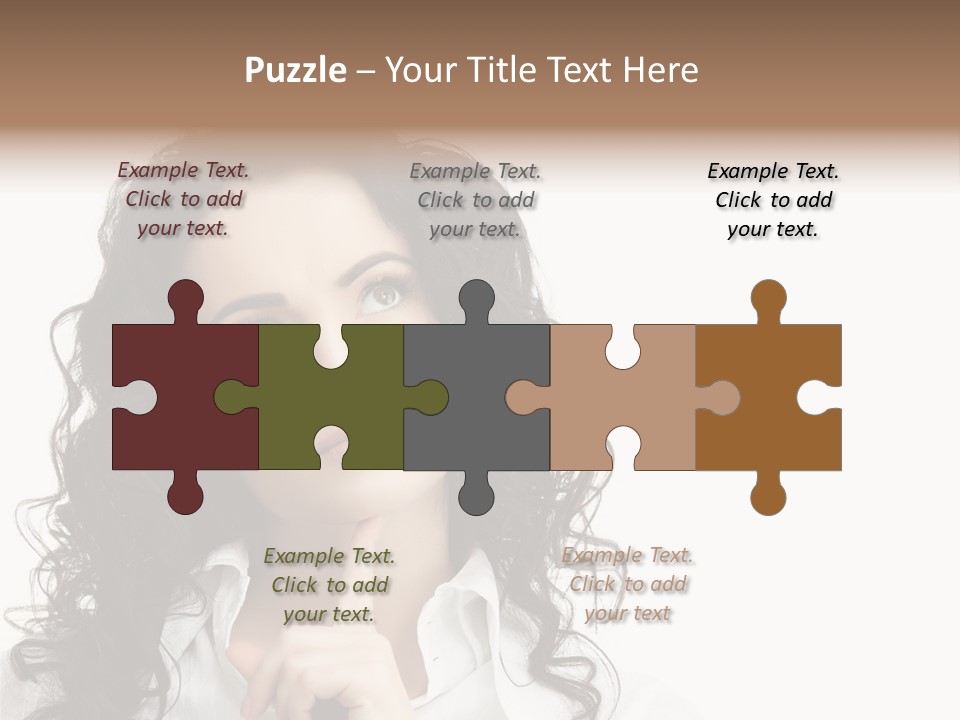 Spa Lady Young PowerPoint Template