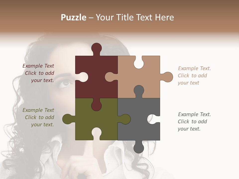 Spa Lady Young PowerPoint Template