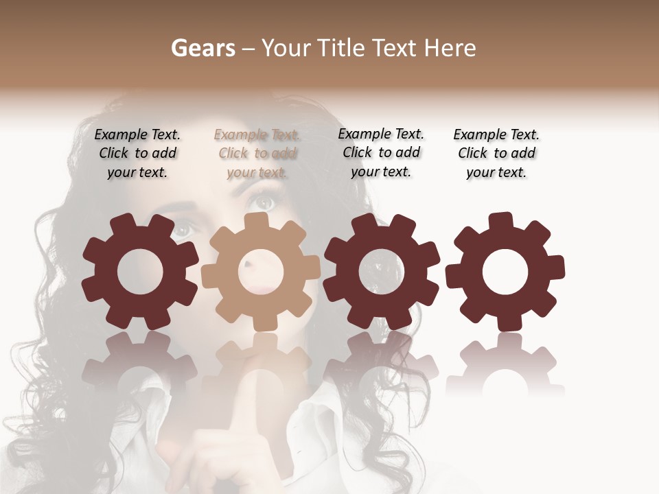 Spa Lady Young PowerPoint Template