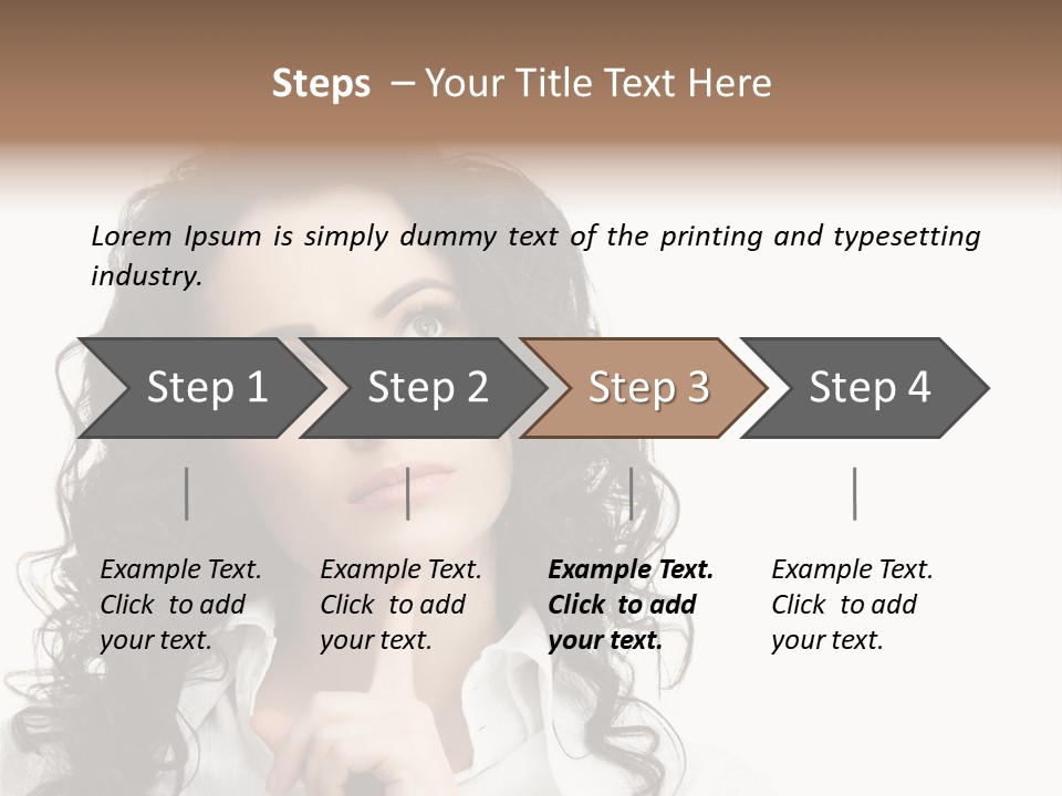 Spa Lady Young PowerPoint Template