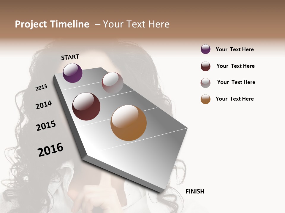 Spa Lady Young PowerPoint Template