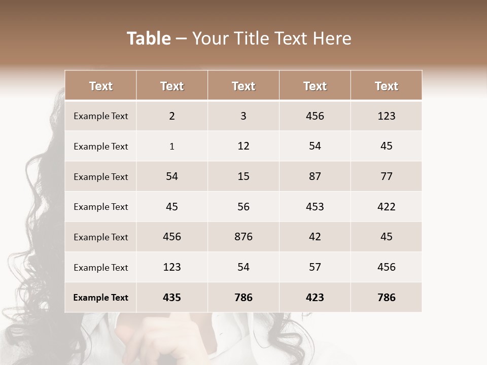 Spa Lady Young PowerPoint Template