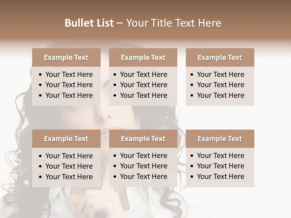 Spa Lady Young PowerPoint Template