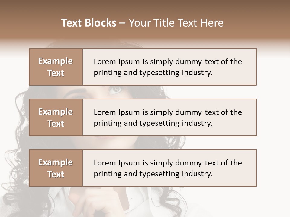 Spa Lady Young PowerPoint Template