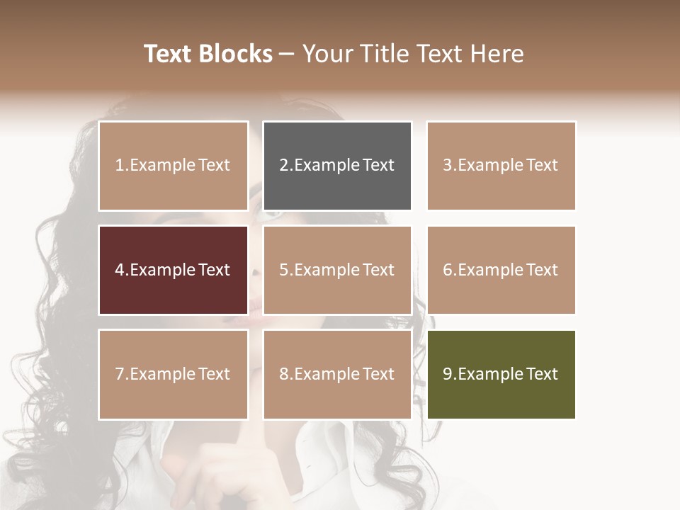 Spa Lady Young PowerPoint Template