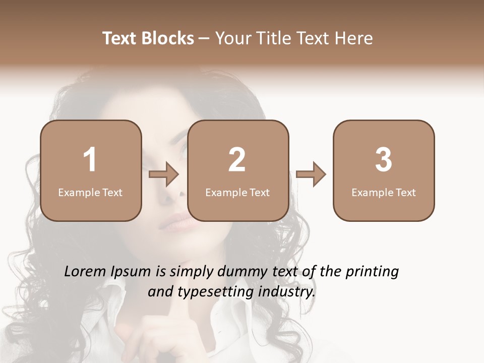 Spa Lady Young PowerPoint Template