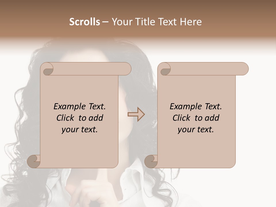 Spa Lady Young PowerPoint Template