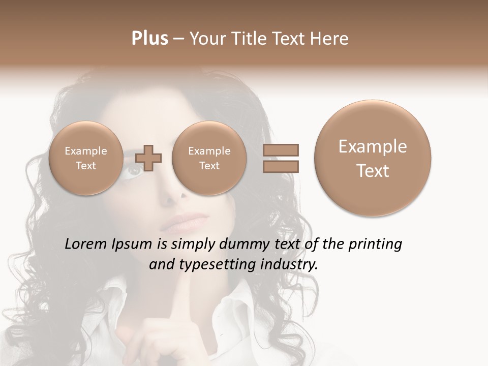 Spa Lady Young PowerPoint Template