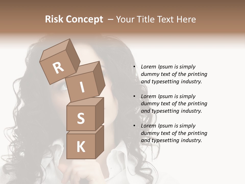 Spa Lady Young PowerPoint Template