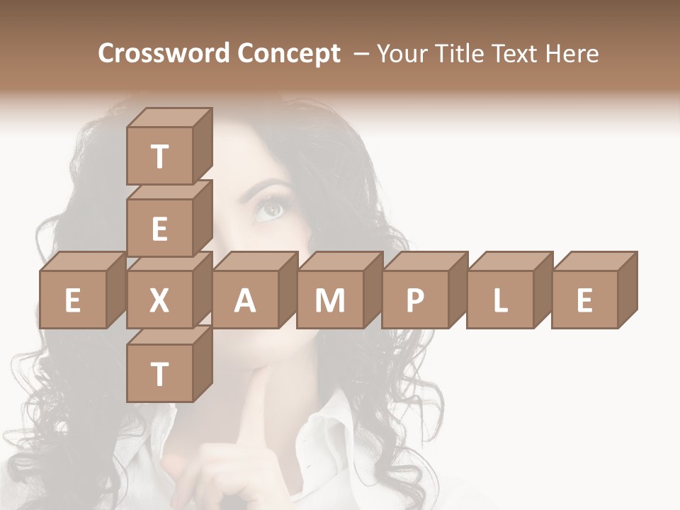 Spa Lady Young PowerPoint Template