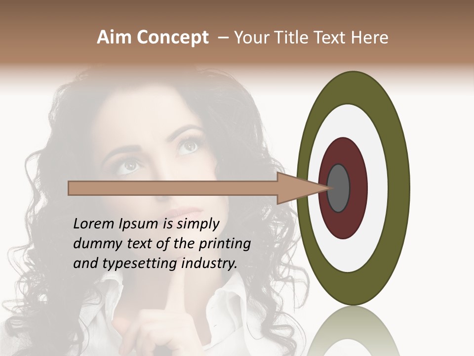 Spa Lady Young PowerPoint Template