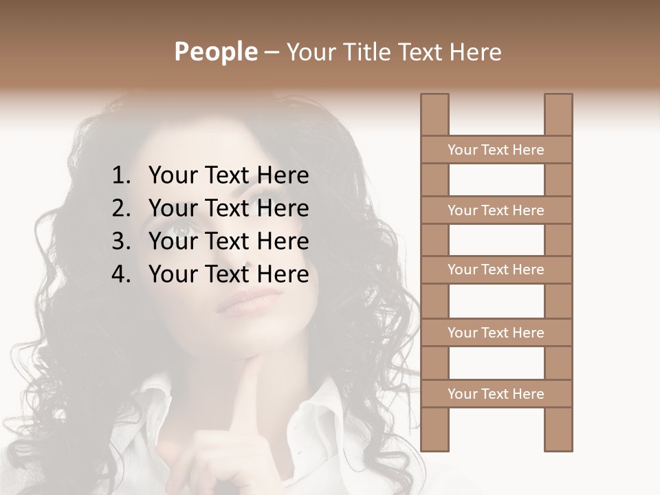 Spa Lady Young PowerPoint Template