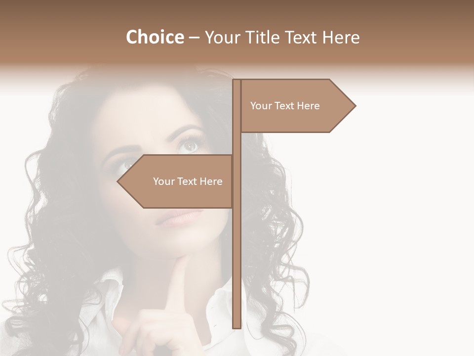 Spa Lady Young PowerPoint Template