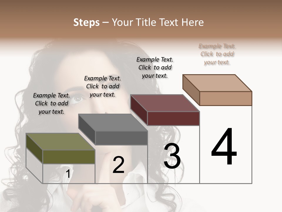 Spa Lady Young PowerPoint Template