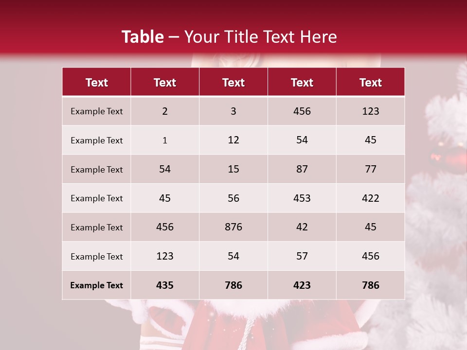 Female Beautiful Tree PowerPoint Template
