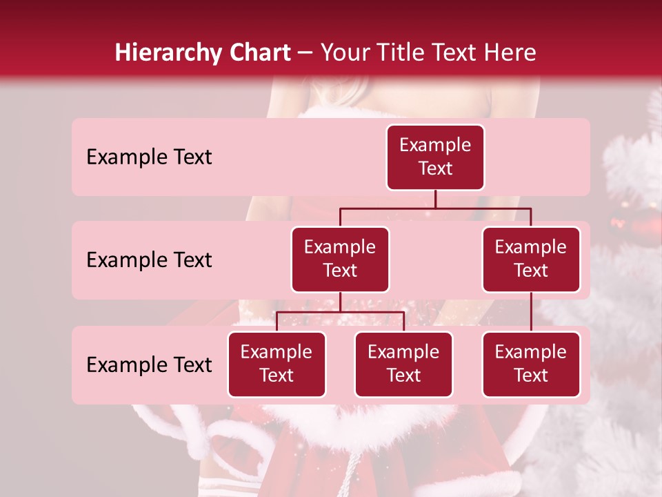 Female Beautiful Tree PowerPoint Template