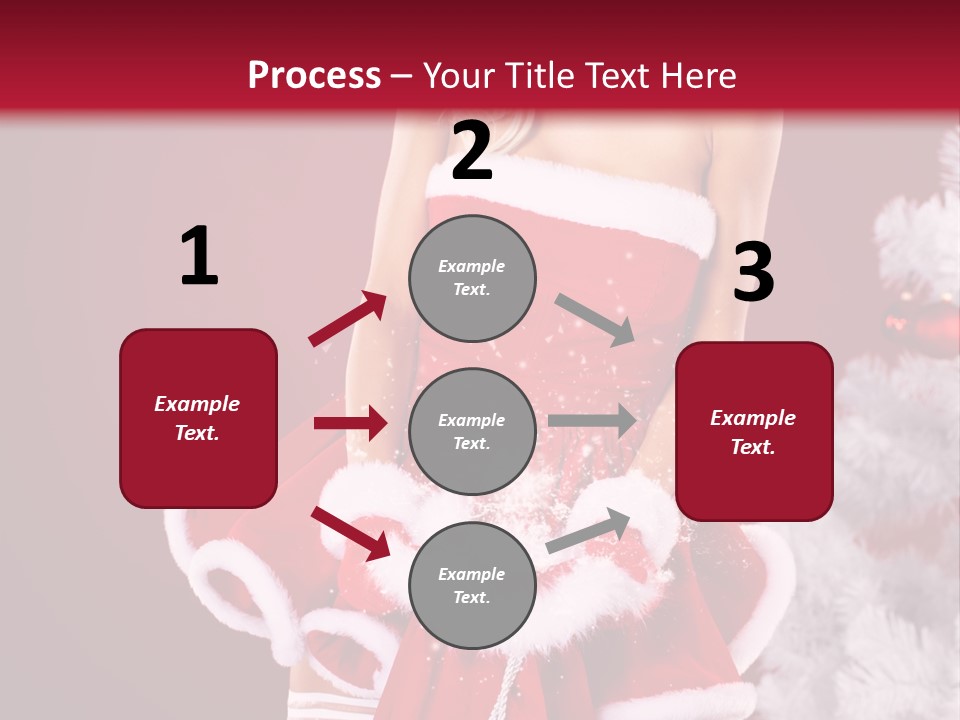 Female Beautiful Tree PowerPoint Template